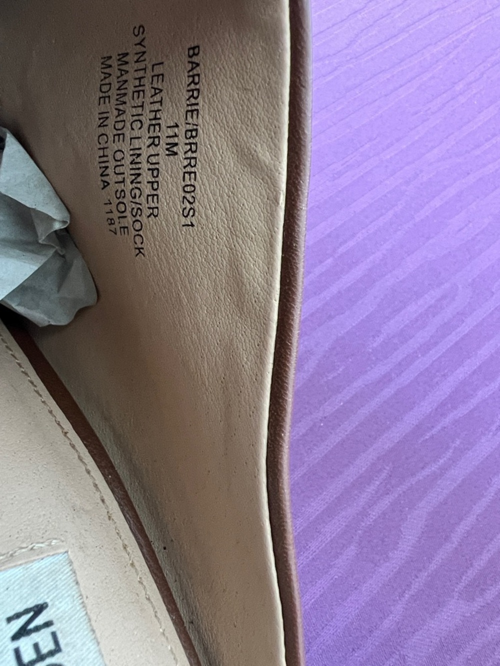 Steve Madden Tan Leather Pointed-Toe Mule Clogs - Picture 6 of 9